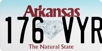 AR license plate 176VYR