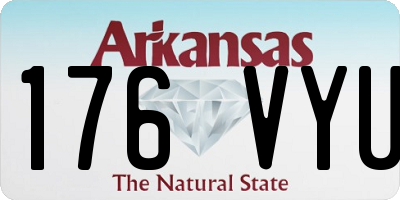 AR license plate 176VYU