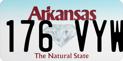 AR license plate 176VYW