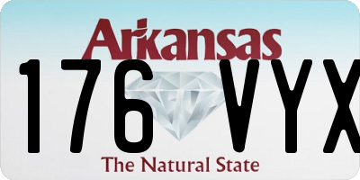 AR license plate 176VYX