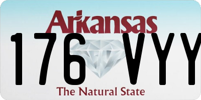 AR license plate 176VYY