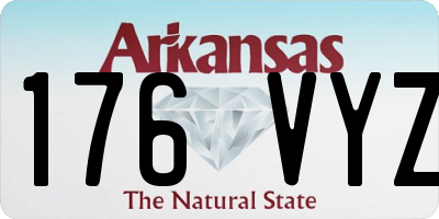 AR license plate 176VYZ