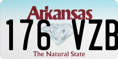 AR license plate 176VZB