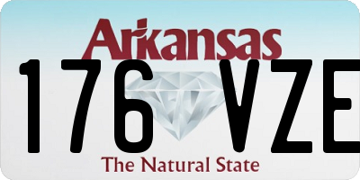AR license plate 176VZE
