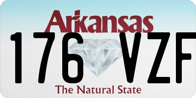 AR license plate 176VZF