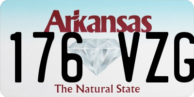 AR license plate 176VZG