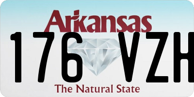 AR license plate 176VZH