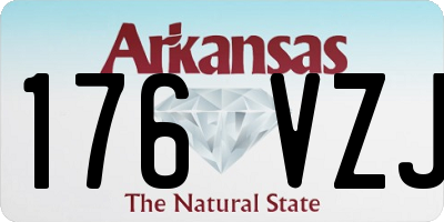 AR license plate 176VZJ