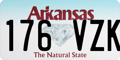 AR license plate 176VZK