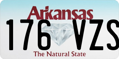 AR license plate 176VZS
