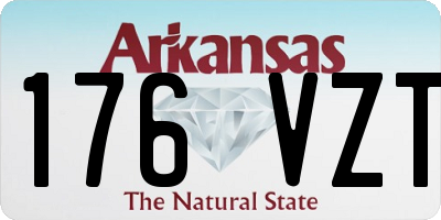 AR license plate 176VZT