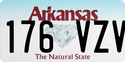 AR license plate 176VZV