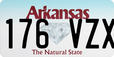AR license plate 176VZX
