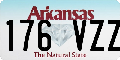 AR license plate 176VZZ