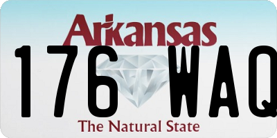 AR license plate 176WAQ