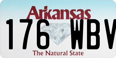 AR license plate 176WBV