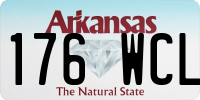 AR license plate 176WCL