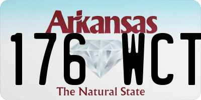 AR license plate 176WCT