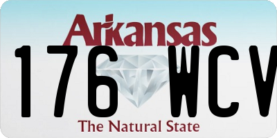 AR license plate 176WCV