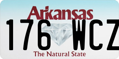 AR license plate 176WCZ