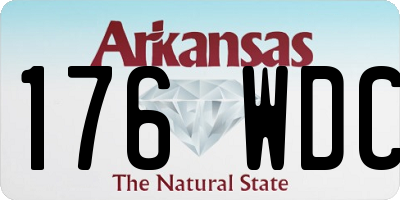 AR license plate 176WDC