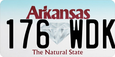 AR license plate 176WDK