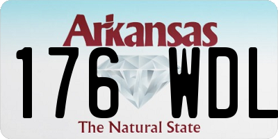 AR license plate 176WDL