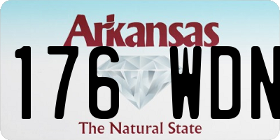 AR license plate 176WDN