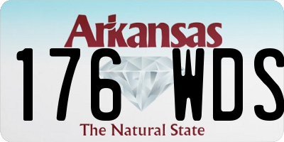 AR license plate 176WDS
