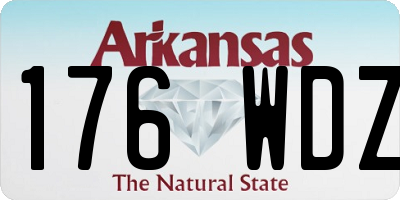 AR license plate 176WDZ