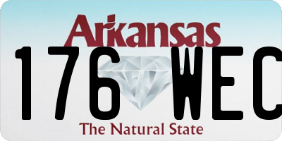 AR license plate 176WEC