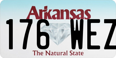 AR license plate 176WEZ