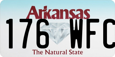 AR license plate 176WFC