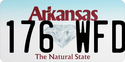 AR license plate 176WFD