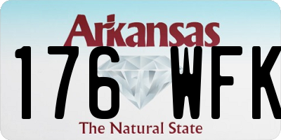 AR license plate 176WFK