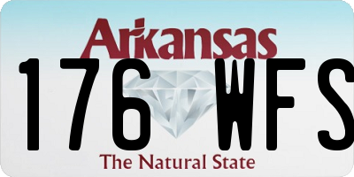 AR license plate 176WFS