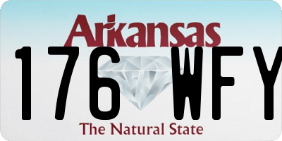 AR license plate 176WFY