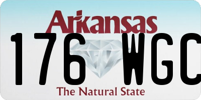 AR license plate 176WGC
