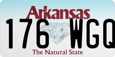 AR license plate 176WGQ
