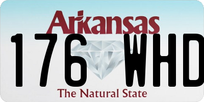 AR license plate 176WHD