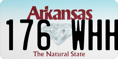 AR license plate 176WHH
