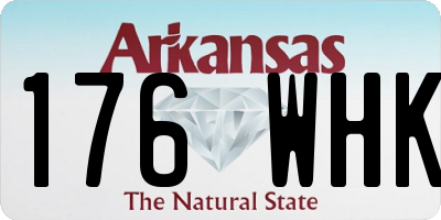 AR license plate 176WHK