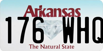 AR license plate 176WHQ