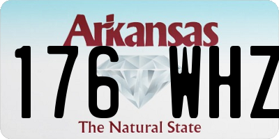 AR license plate 176WHZ