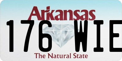 AR license plate 176WIE