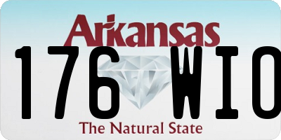 AR license plate 176WIO