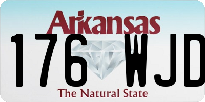 AR license plate 176WJD