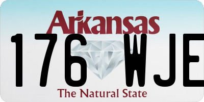 AR license plate 176WJE