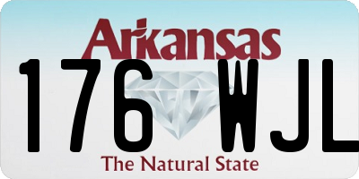AR license plate 176WJL
