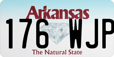 AR license plate 176WJP